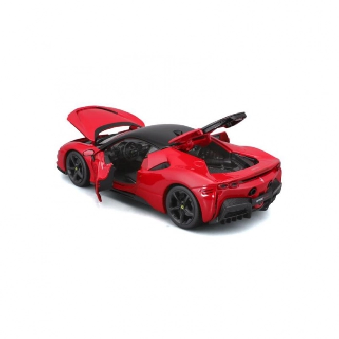 Kovový model Ferrari SF90 Stradale červený 1:18