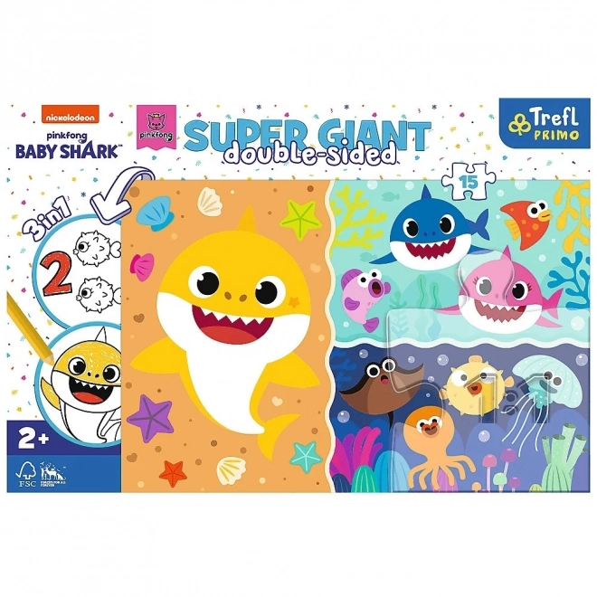 Obří puzzle Baby Shark pro malé děti
