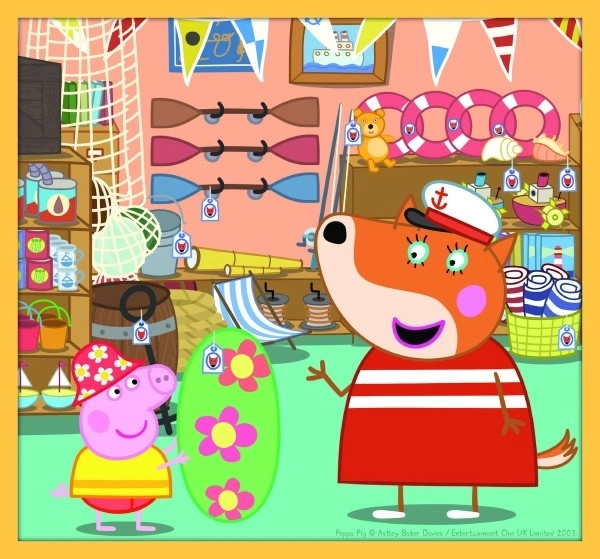 Puzzle 10v1 Peppa Pig
