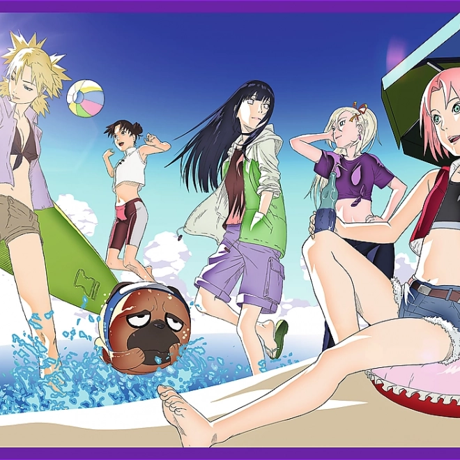 Trefl Puzzle Naruto Shippuden: Dobrodružství Naruta Uzumaki 4x250 dílků
