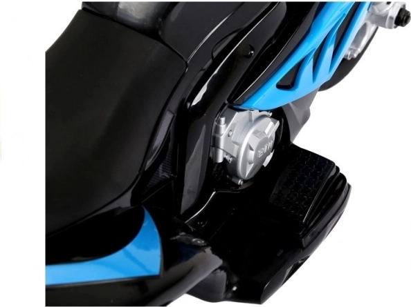 Motor na akumulátor BMW S1000RR tříkolový modrý