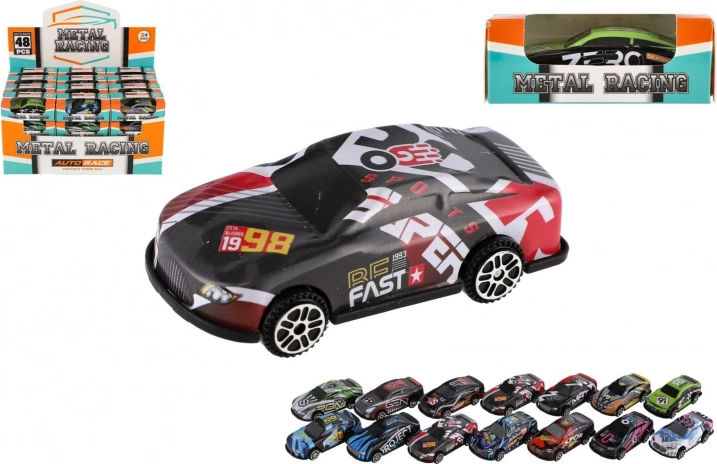 Mini závodní auto 6 cm mix barev
