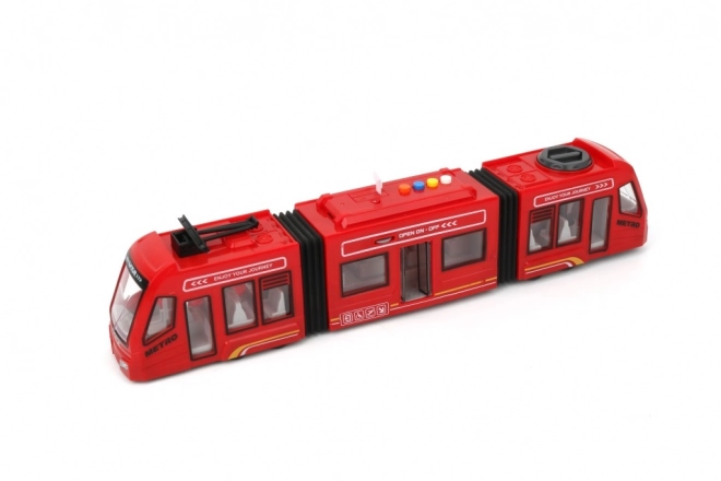Tramvaj červená 1:16 – model pro děti