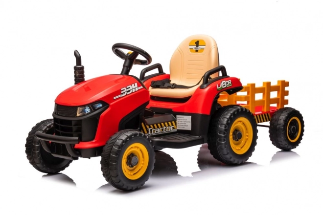 Bateriový traktor BBH-030 červený