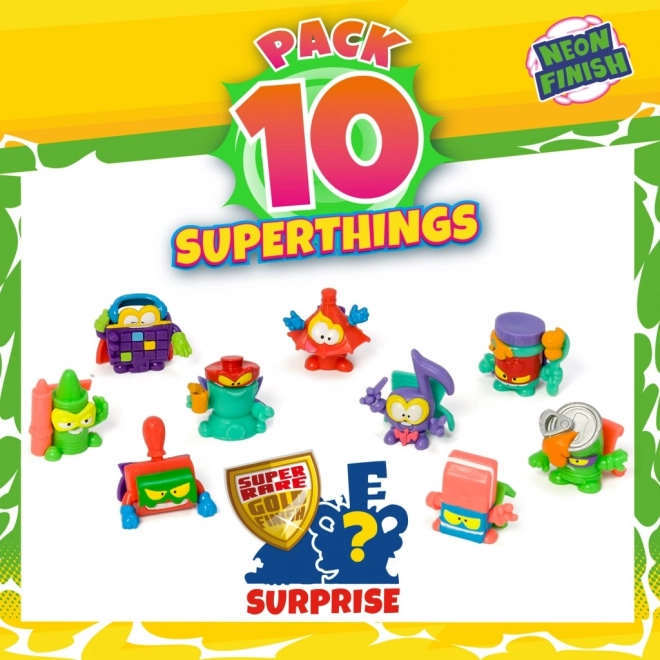 Sběratelská figurka SuperThings NeonPower - sada 10 ks