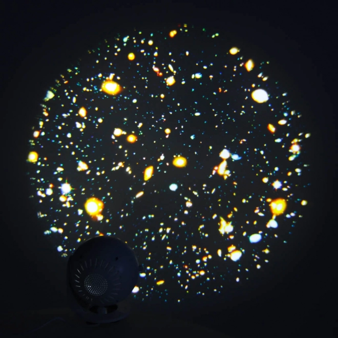 Hvězdný projektor USB LED planetárium 12 disků