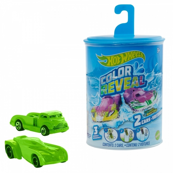 Barevný změna vozidel Hot Wheels - 2-balení