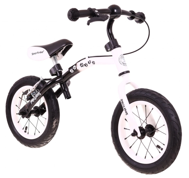 Dětské krosové kolo Boomerang SporTrike + variabilní uspořádání rámu – Bílé