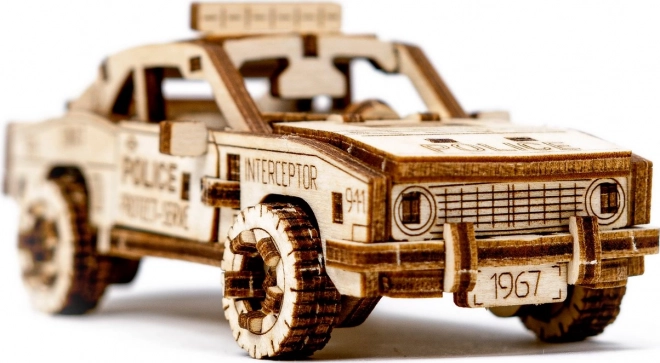 3D dřevěné puzzle - Policejní auto
