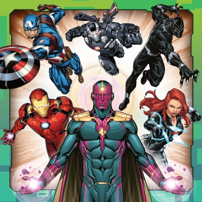 Puzzle 3x49 dílků Marvel Avengers