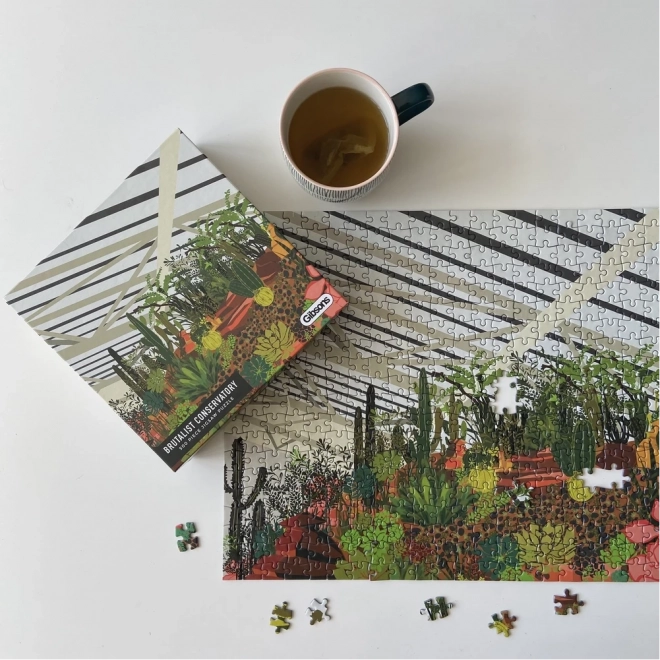 GIBSONS Puzzle Brutalistická zimní zahrada, Londýn 500 dílků