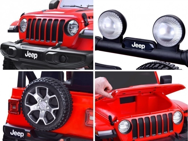 Autíčko na baterie Jeep Wrangler Rubicon – Zelená