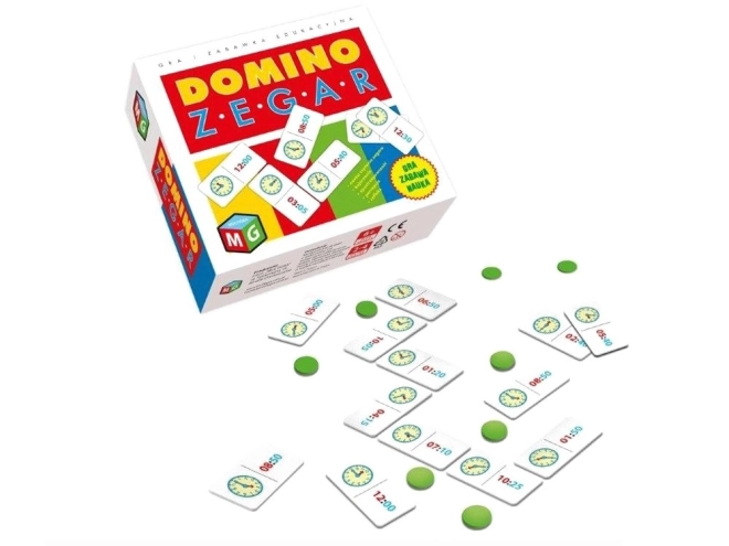 Hodinové domino vzdělávací hra Multigra GR0388