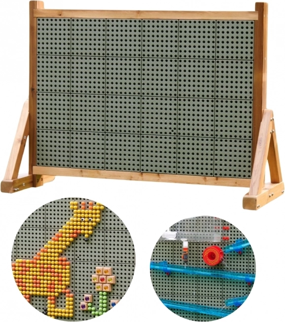 Masterkidz Dřevěná tabule XXL Vědecká Kreativní STEM Stěna Venkovní