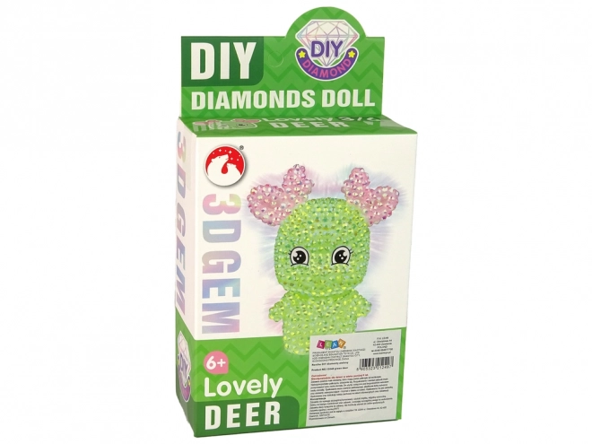 DIY Sada Diamantový Sob 3D Klíčenka
