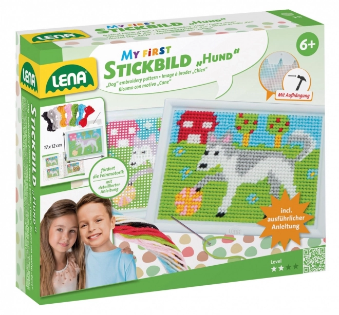 Lena První vyšívací sada Pes