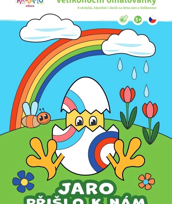 Velikonoční omalovánky: jaro přišlo k nám
