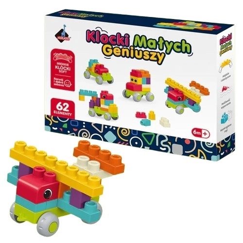 Kostky Malých Géniů Soft – 62 dílů