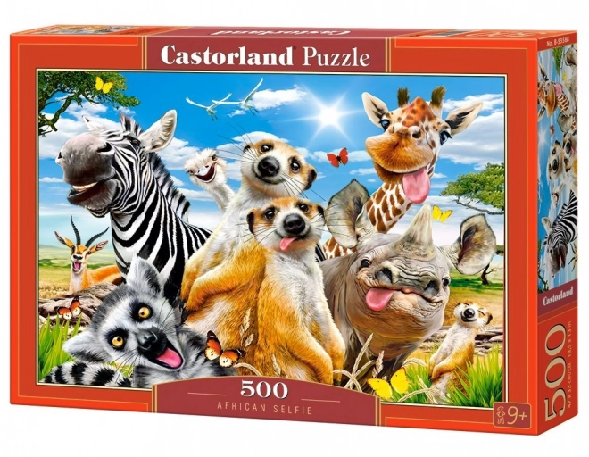 Puzzle Africké Selfie 500 dílků