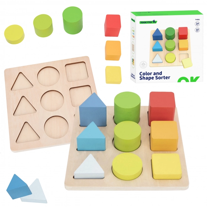 Edukativní skládanka geometrické tvary