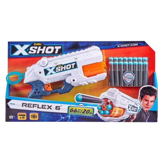 X-Shot Reflex 6 blaster s 16 náboji