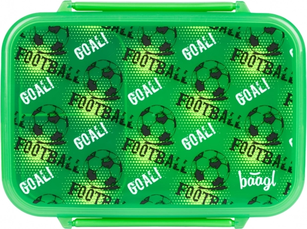 Baagl svačinový box Fotbal s přihrádkami