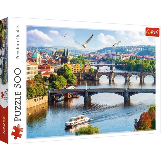 Puzzle 500 dílků Praha Trefl