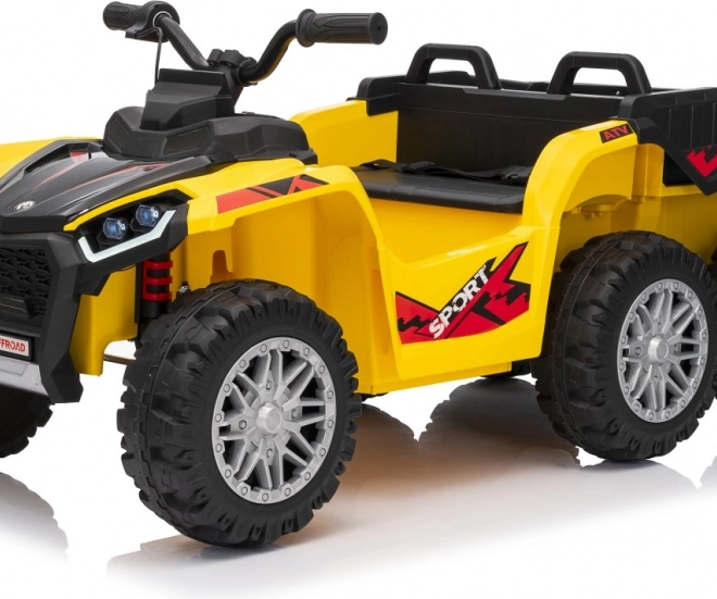 Žlutý sportovní dětský čtyřkolka TX ATV
