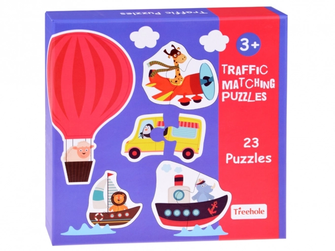 Puzzle s vozidly pro děti od 3 let