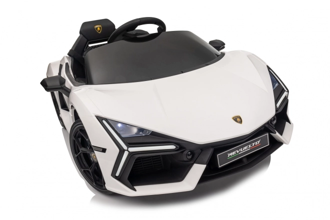 Dětský elektrický vůz Lamborghini Revuelto bílý