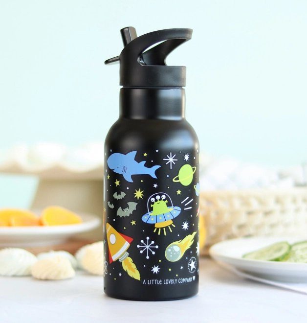 A Little Lovely Company Nerezová lahev na pití 500 ml – Vesmír