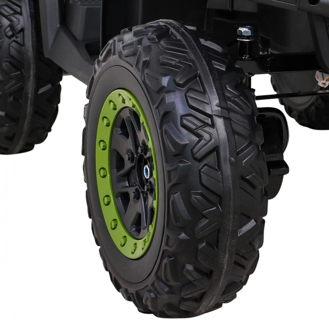 Čtyřkolka XT-Speed pro děti Zelená + 4x4 + EVA + Pomalý start + Rádio MP3 + LED dioda