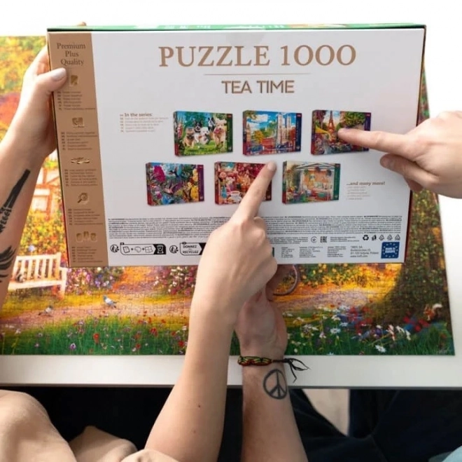 TREFL Puzzle Premium Plus Tea Time: Vlaková stanice 1000 dílků