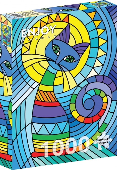 Puzzle Ornamentální kočka 1000 dílků
