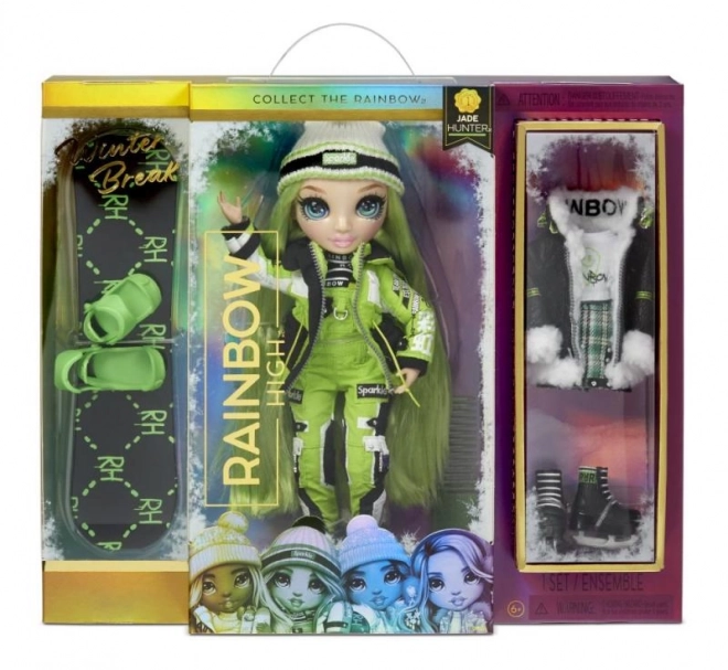 Rainbow High Fashion Panenka Winter Break Jade Hunter