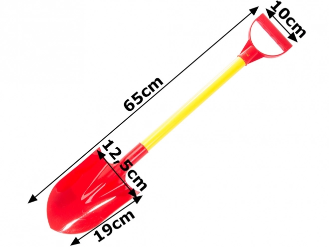 Plastová lopata na sníh 65 cm pro děti