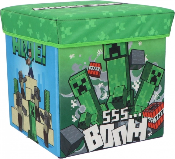 Skládací úložný box a taburet COZY NOXXIEZ Minecraft