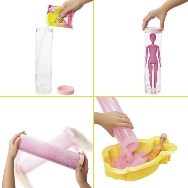 Barbie Color Reveal panenka - Pěna plná zábavy
