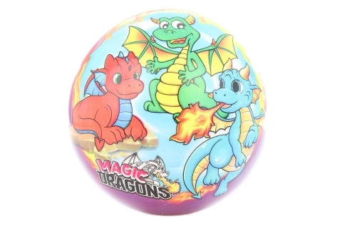 Míč s motivem draků 23 cm