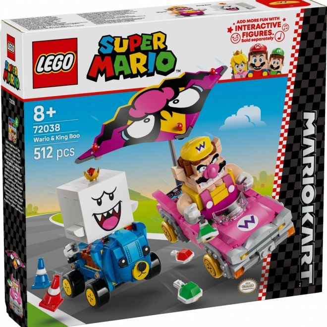 Stavebnice LEGO Super Mario Mario Kart - Wario a King Boo
