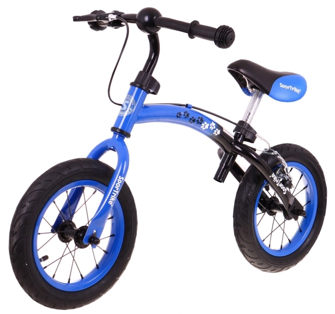 Dětské krosové kolo Boomerang SporTrike + variabilní uspořádání rámu – Modré 