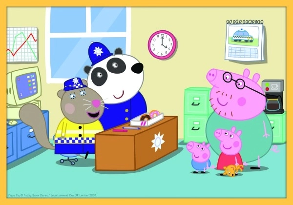 Puzzle 10v1 Peppa Pig