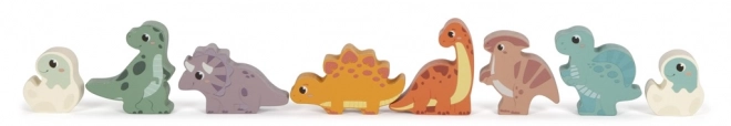 Small foot Dřevěné kostky Dino