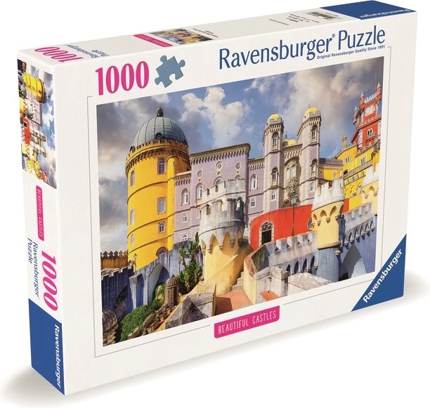 ravensburger puzzle impozantní hrady a zámky: pena, portugalsko – 1000 dílků
