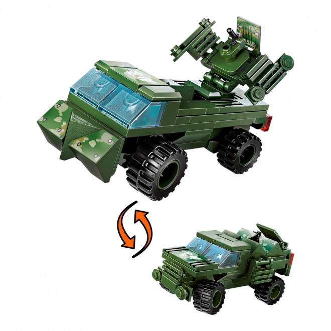 Stavebnice Qman War-Spirit Kolový Tank
