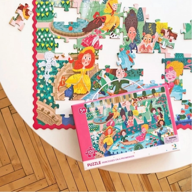Puzzle Princezny na promenádě - 100 dílků