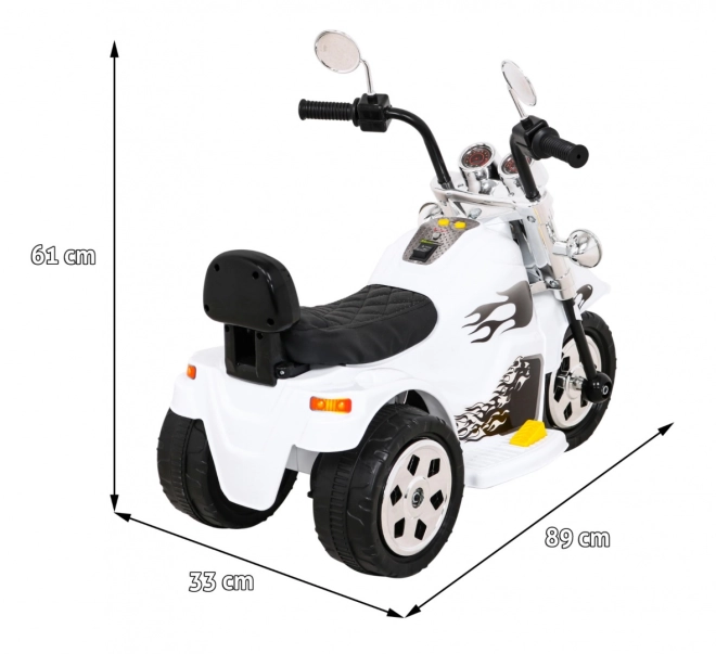 Motocykl Hot Chopper – Bílý