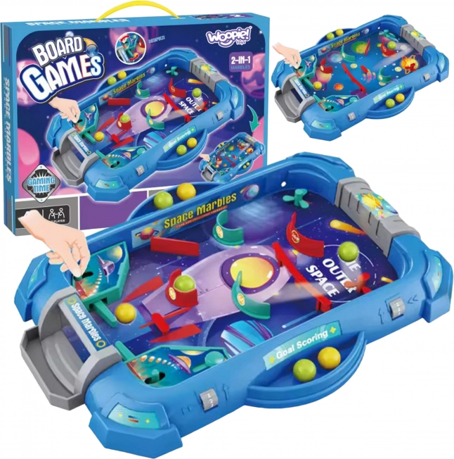 WOOPIE hra zručnosti Flipper "Kosmická Hra" 2v1