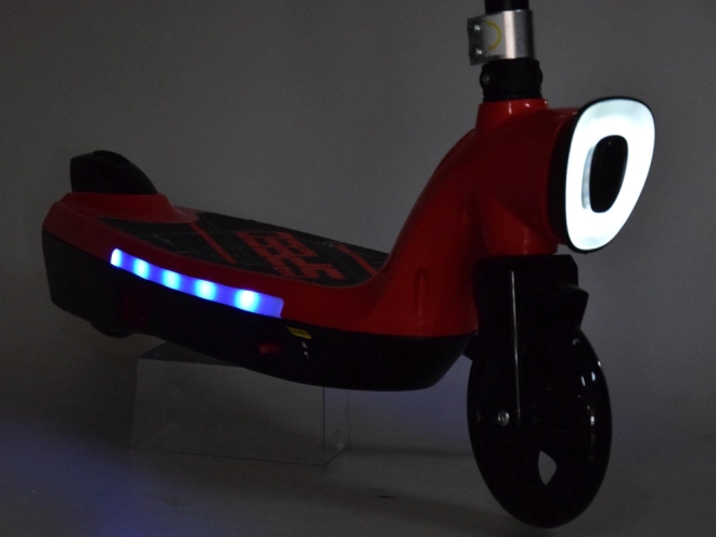 Električni skiro s LED osvetlitvijo – Červená