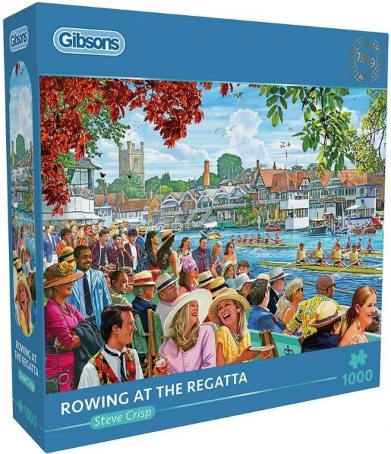 GIBSONS Puzzle Veslování na závodě 1000 dílků